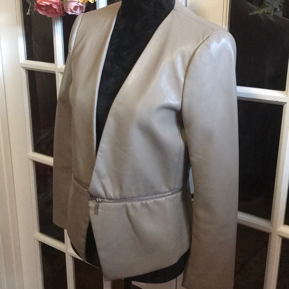Zara Leather like jacket